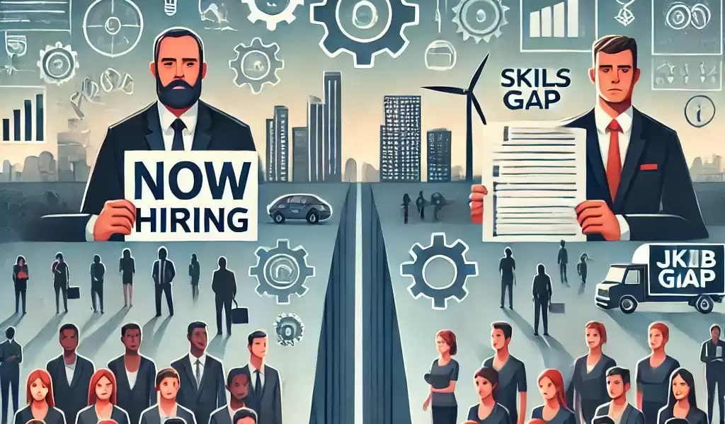 Why is there a shortage of good jobs and good candidates?