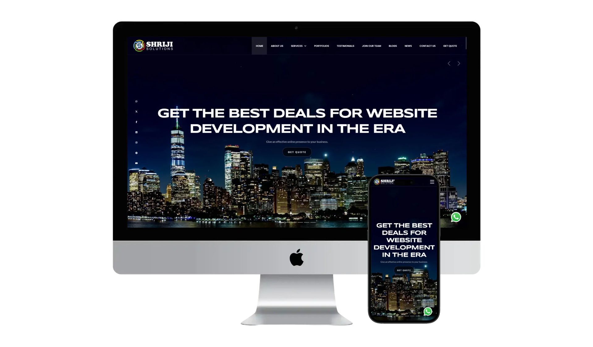 We Just Redesigned Shriji Solutions Website: A Fresh Look with Enhanced Features