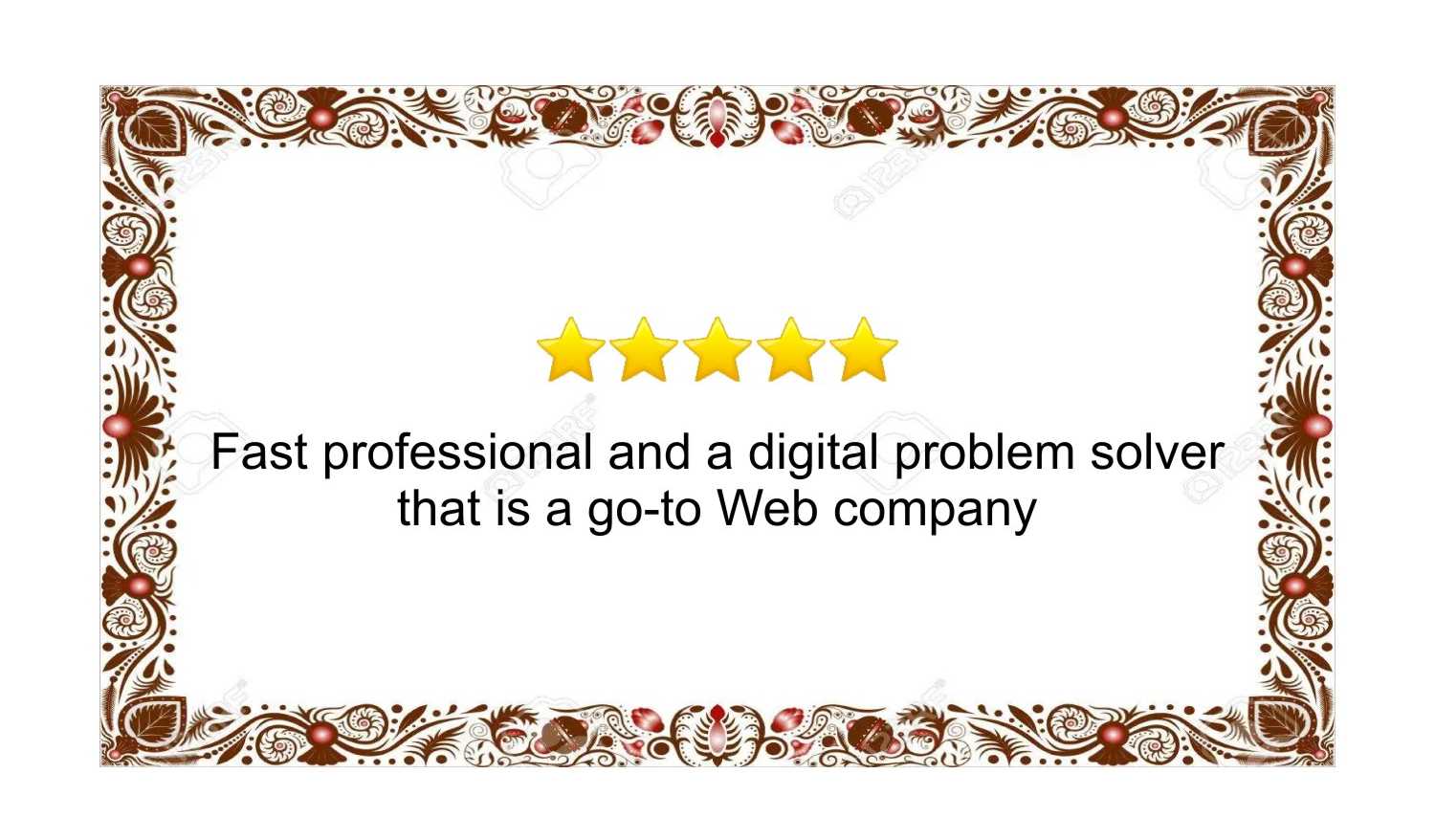 Shriji Solutions again received a five star review from a customer in August 2022
